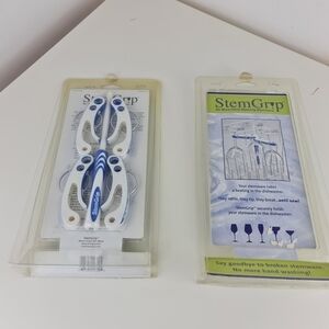 Stemgrip Dishwasher Wine Glass Rack pack of 2 New